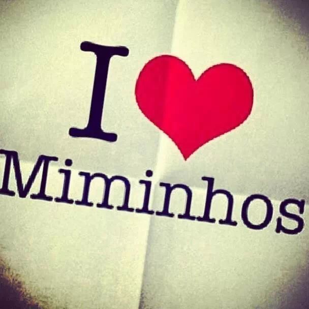 Une image avec la citation suivante I love miminhos