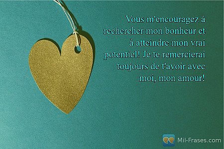 Vous m'encouragez à rechercher mon bonheur et à atteindre mon vrai potentiel! Je...