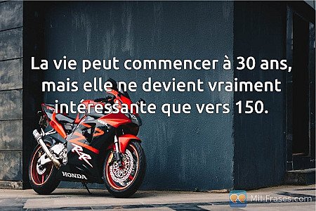 La vie peut commencer à 30 ans, mais elle ne devient vraiment intéressante que v...