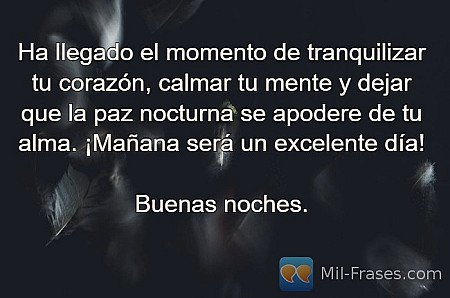 Ha llegado el momento de tranquilizar tu corazón, calmar tu mente y dejar que la...