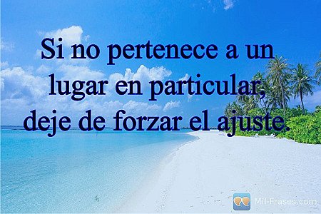 Si no pertenece a un lugar en particular, deje de forzar el ajuste.