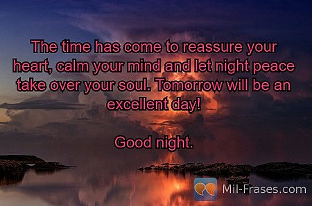 The time has come to reassure your heart, calm your mind and let night peace tak...