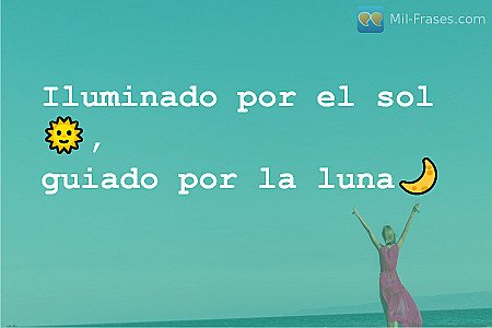 Iluminado por el sol ?, guiado por la luna?