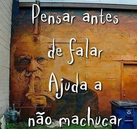 Pensar antes de falar ajuda a não machucar